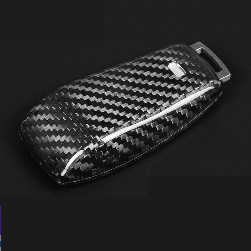 Real Carbon Fiber Car Key Case Cover Remote Car Key Fobs for Benz AMG E200 E300