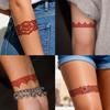 Indie Mehndi Květina Henna Dočasné Tetování Falešná Body Art Nálepka Ženy/Dáma/Dívka