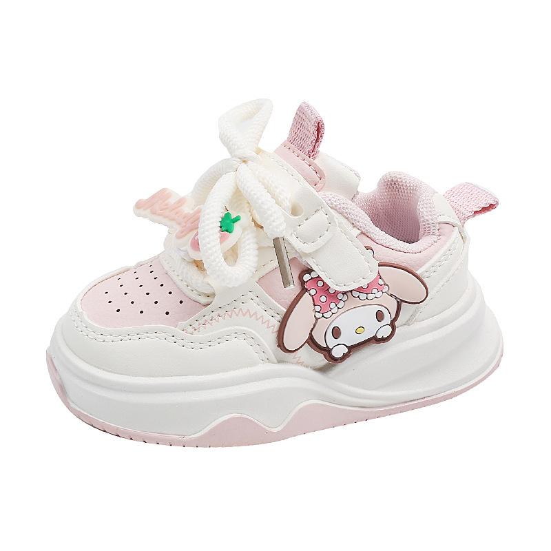 New Model Children's Board Shoes - Girls' Sports Shoes with Breathable Soft Sole and Casual Design