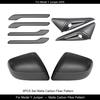 For Tesla Model Y Juniper Exterior Rearview Mirror Carbon Fiber ABS Protective Cover Rear-vision Mirror Shell Side Camera Cover