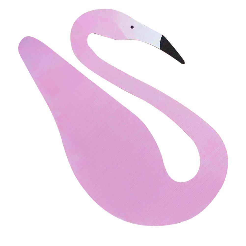 Outdoor Swirl Flamingo Bird Wind Spinner Garden Sculpture High Quality Weather Resistant Decorative Backyard Patio Party