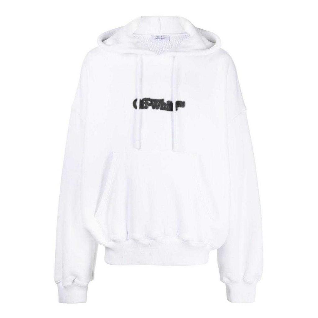 Off-White Unisex Adult Blurr Book Oversized Hoodie