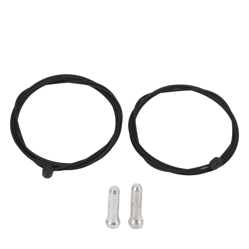 Bicycle Brake Shifting Inner Cable Core Bike Front and Rear Brake Line Core Set with Wire Tail