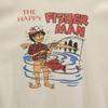 Funny Old Fisherman Short Sleeve T-shirt XXL White Biggs Men's Used