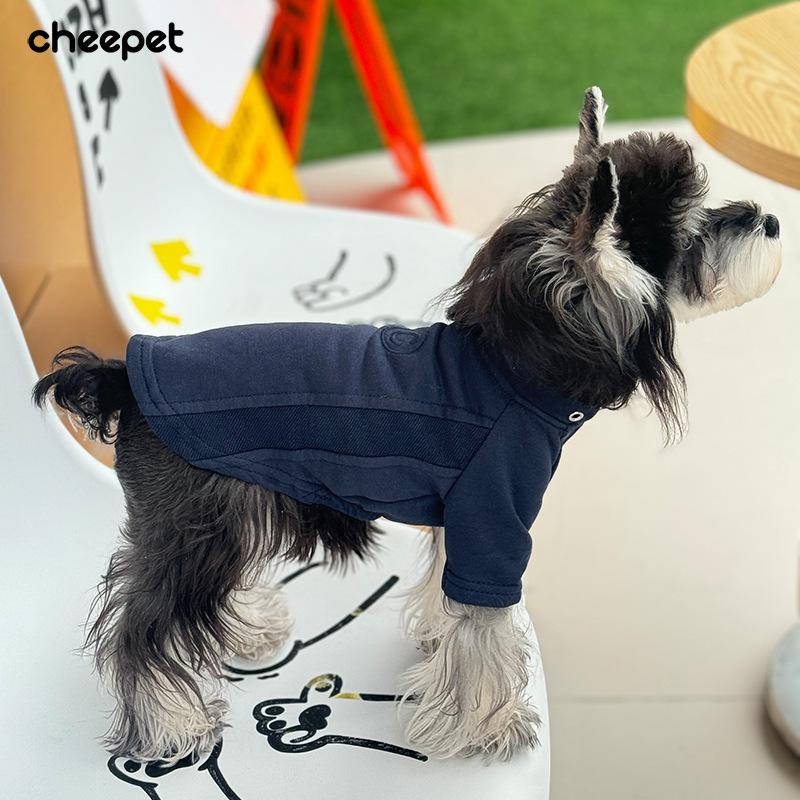 Dog Clothes Spring and Summer Solid Color Two-legged Puppy Dog Schnauzer Fake LU Sense Sweater Outdoor Clothing Pet