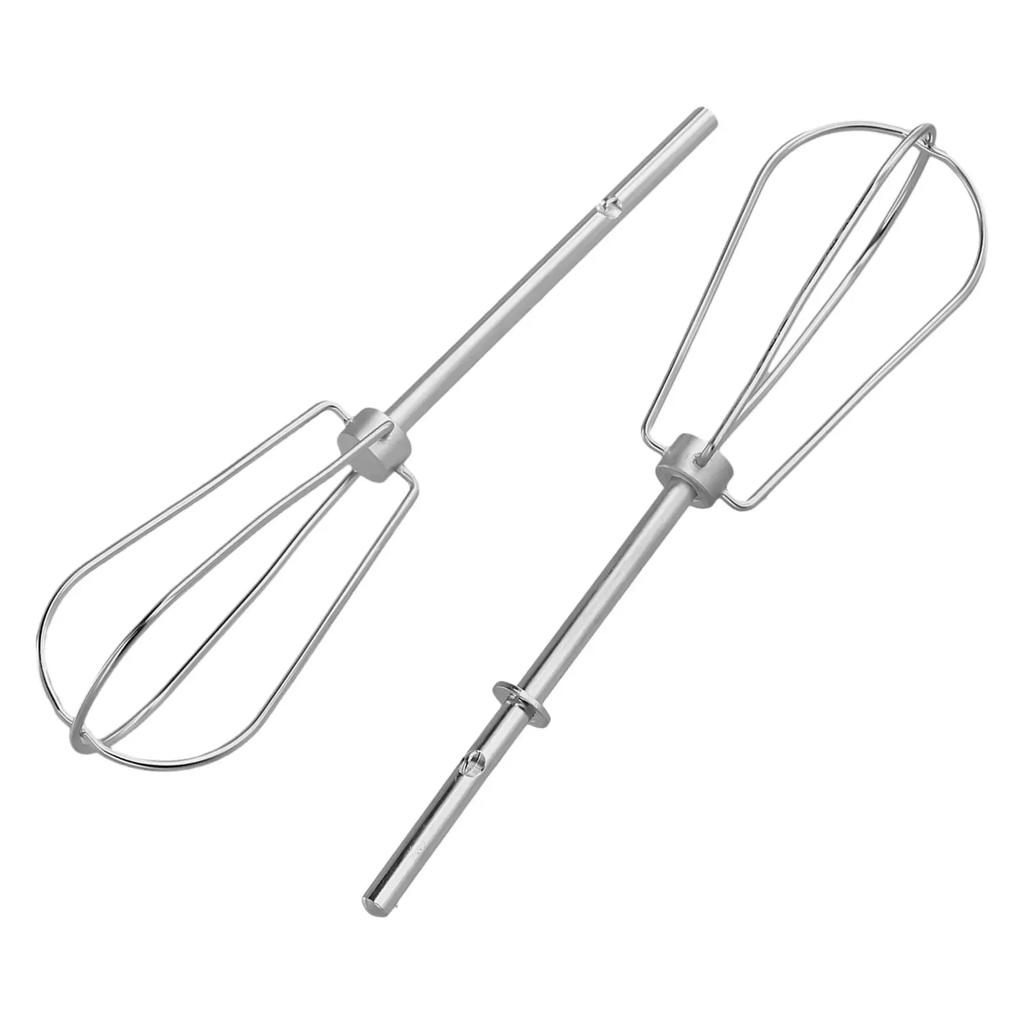 2pcs Stainless Steel Mixing Rods Head Eggs Cream Flour Cake Stirrer Whisk For KHM3 KHM5 W10490648 Hand Mixer Beaters
