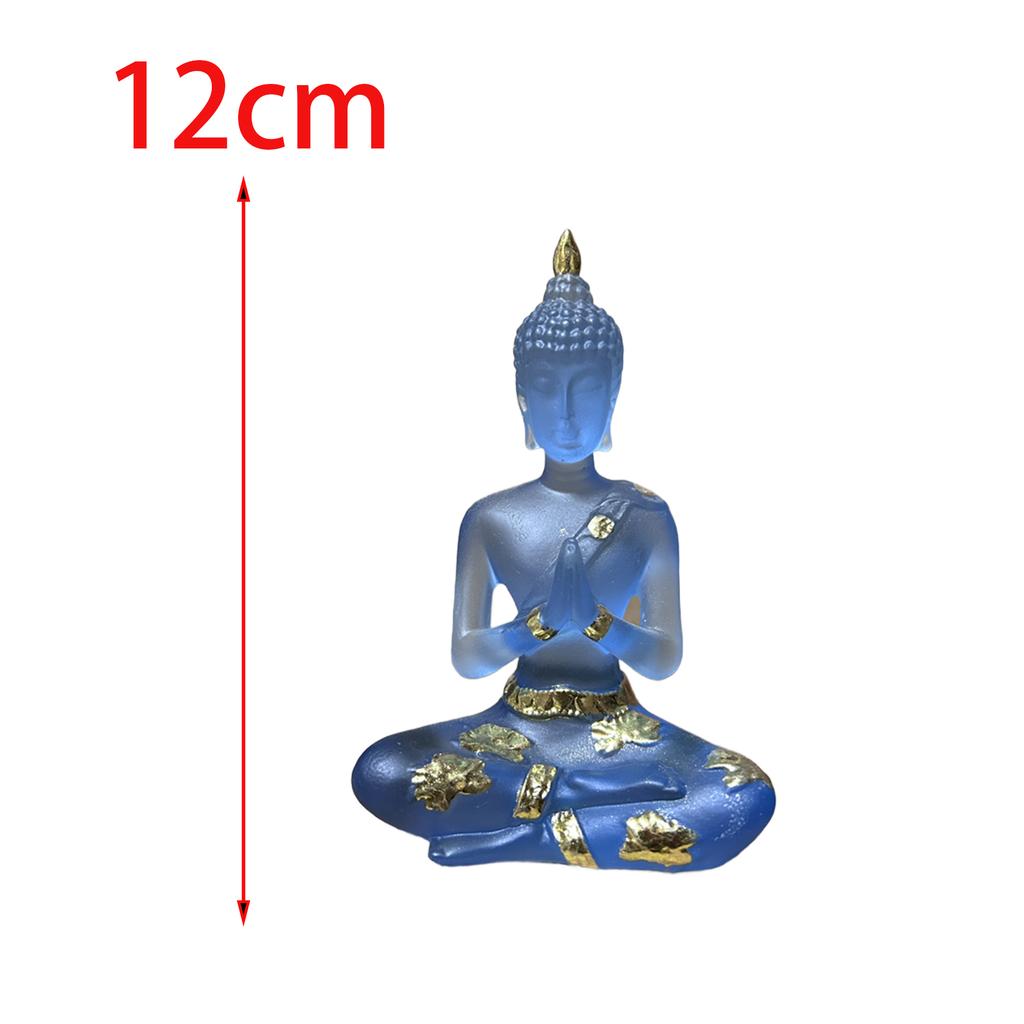Buddha-Figuren aus Kunstharz, Ornament, thailändische Buddha-Statue, Tempeldekoration, Buddha-Statuen, Nachahmung von Wohnzimmer-Glasdekorationen