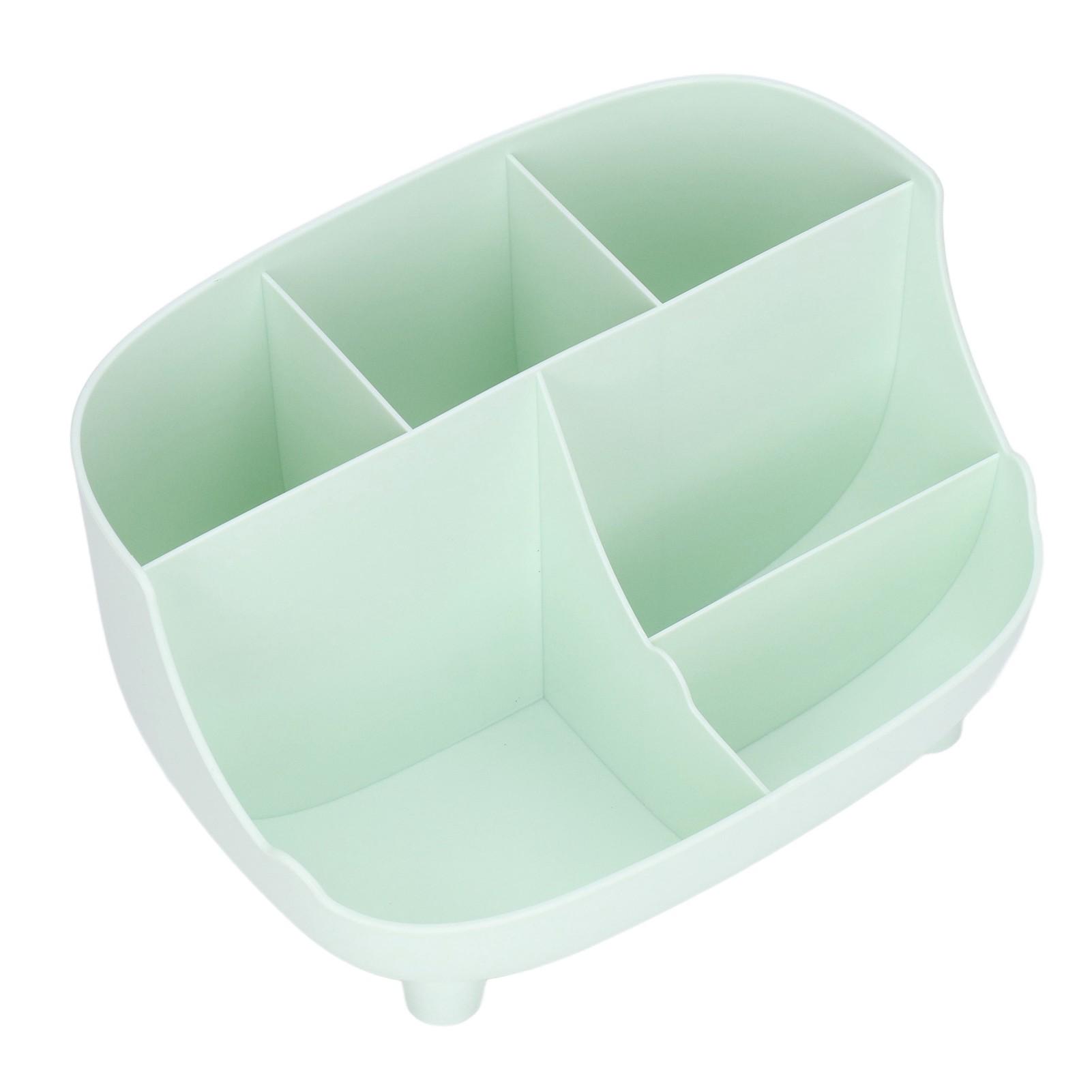 

Настольный ящик для хранения вещей, многофункциональный органайзер для стола с 6 разделителями для домашнего офиса