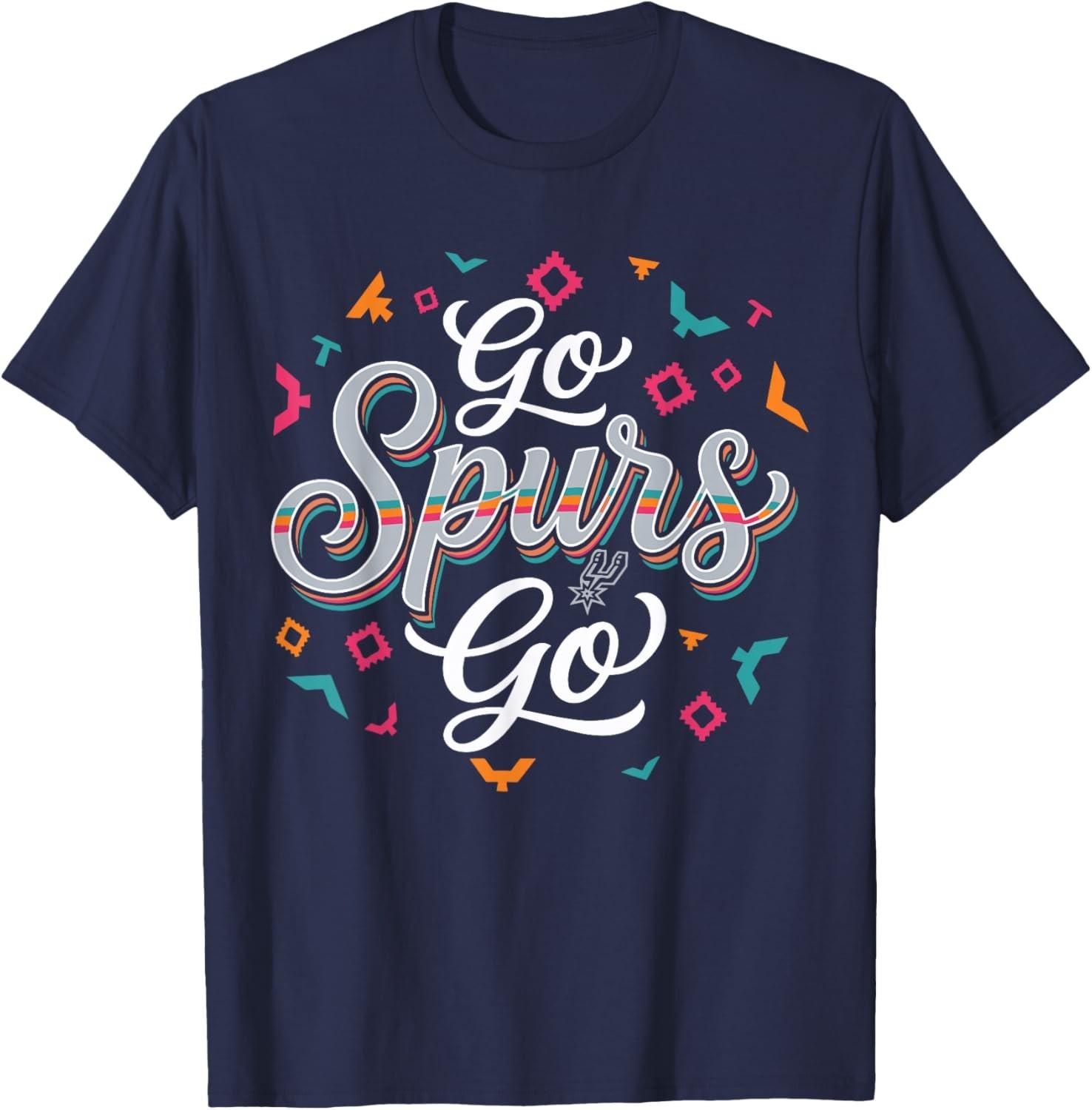 Go Spurs Go Basketball Season Game Day Basketball Fan Unisex T-Shirt S разноцветный