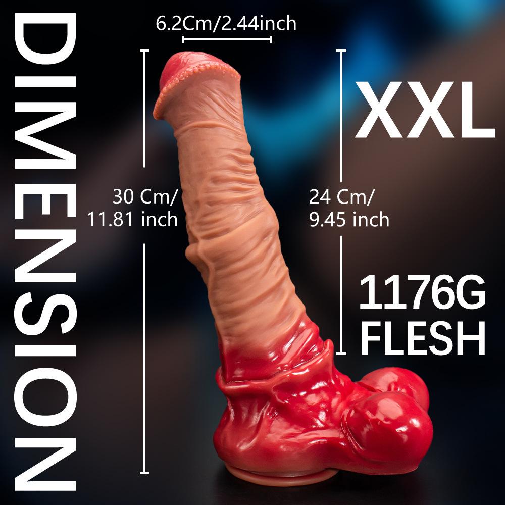 Alien horse hanging penis silicone female penis toy dildo female chrysanthemum masturbation anal plug
