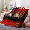 1PC Custom Name CHEicago Fire Patterned Flannel Blanket Suitable For All Seasons for Home Decor Warmth and Comfort Gifts Holiday Present -HE102