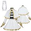 Pawpaw Freiren Cosplay Kostüm und Perücken-Set für Schul- und Bühnenaufführungen Größe Halloween, Festivals, Geburtstage, (Freiren [Perücke inklusive], S) [Gebraucht]