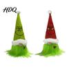 Home Decoration for Holidays Christmas Tree Green Haired Plush Ornament Stuffed Animal Doll Dwarf Garden Holiday Hanging Accents Figurine,