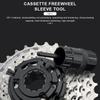 Bicycle Cassette Lockring Removal Tool 12 Teeth CR-V Steel Bike Cassette Flywheel Sprocket Remover Wrench Cycling Repair Tool
