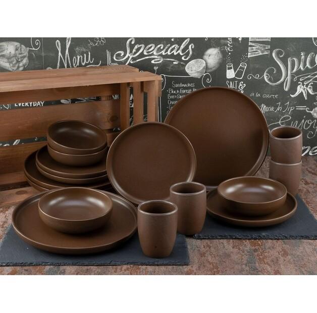 Coffee Set CreaTable Uno Brown Combination Service Set, 16 Pcs. (23660)
