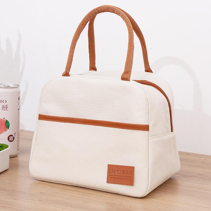 Simple Lunch Bags Girls Large-capacity Japanese Bento Bag Insulated Thermal Portable for Travel Picnic Lunch Box 2025 New Gift