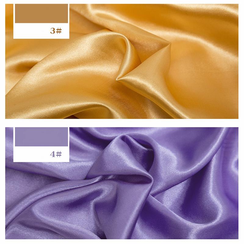 Satin Sewing Fabric Dress Fabric Imitated Silk Gift Box Lining Polyester Fabric Satin Textile Sewing Satin Fabricwholesale