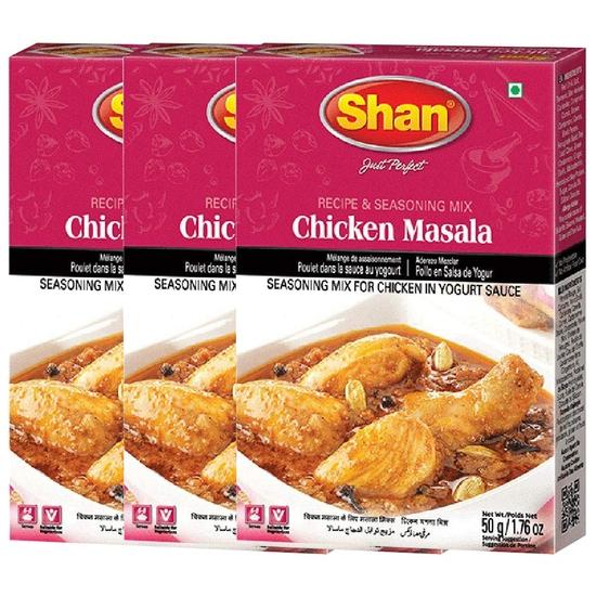 

Shan Chicken Masala, 50 г, 3 упаковки