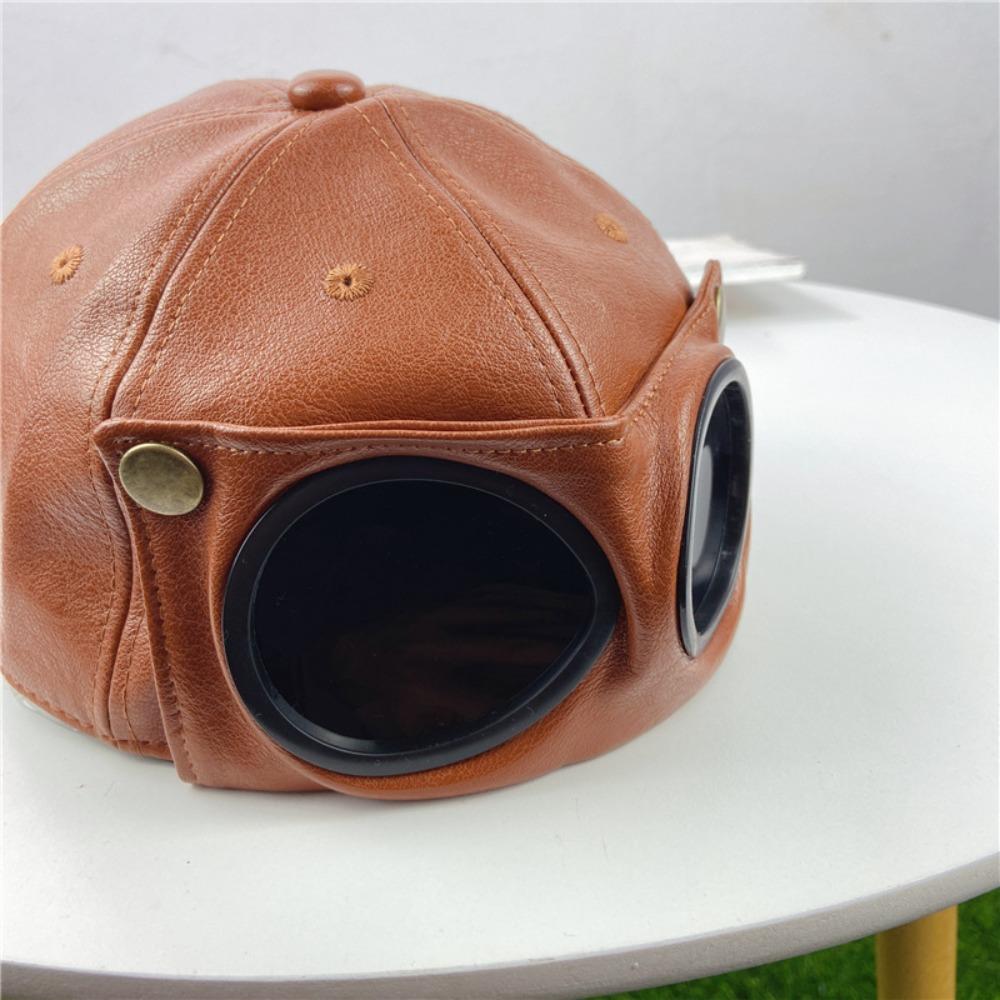 Handsome Sunglasses Hat Personality Baseball Cap Cool Pilot Glasses Hat  Outdoor