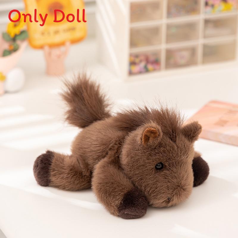 Animal Plush Pony Stuffed Toy With Pp Cotton Filling Ideal For Children And Gifts