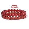 2Pcs/Set Bracelets For Women Natural Stone Bracelet Set Agates 8mm Beads Bangle Turquois Crystal Bracelet Me… More