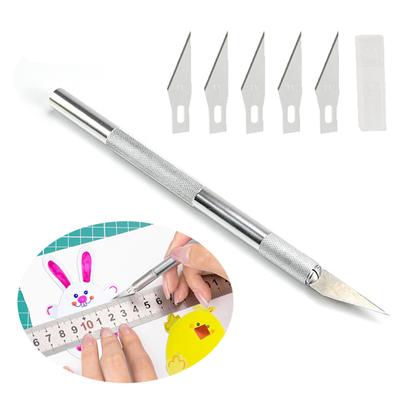 Metal Carving Knife Paper Cuttings Office Educational Supplies Student Art Tools Utility Knife Suitable for Beginners TMZ
