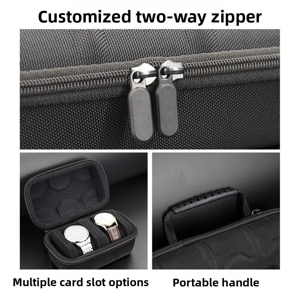 EVA Material Portable Watch Box 2/3/4/5/6 Slots Watch Storage Bag Wristwatch