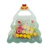 10 Stück Plastik Tragbare Weihnachten Selbstklebende Tüte DIY Kinderspielzeug Weihnachten Hochzeit Feiertagsparty Süßigkeiten Snack Zucker Geschenke Aufbewahrungsbeutel