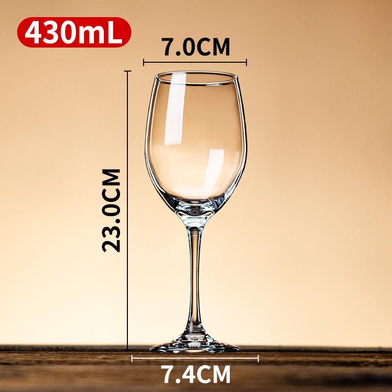 European Style Luxury Red Wine Glass Goblet - Elegant High-End Design