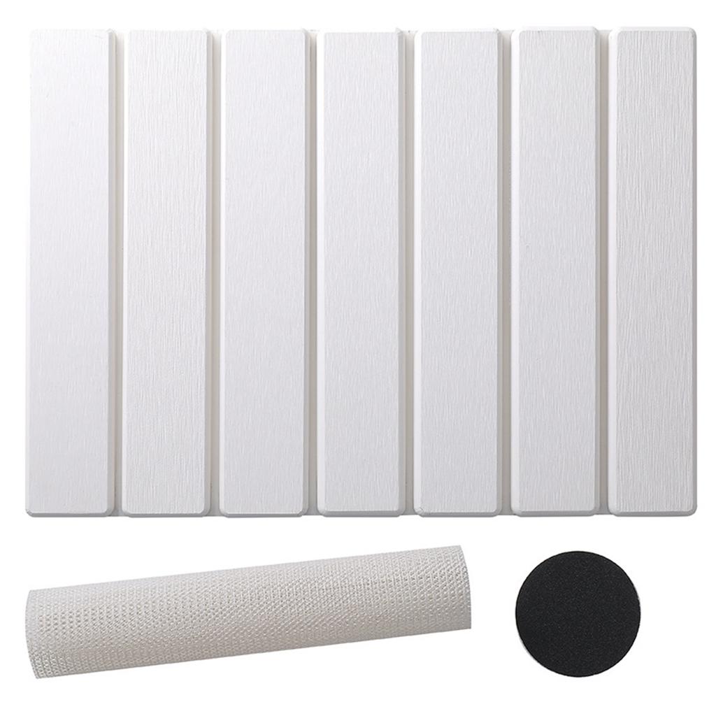 Diatomaceous Earth Kitchen Drying Mat Foldable Super Absorbent Pad for Tableware Nonslip Dishes Cups Draining Mat