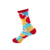 Moyu Trendige Baumwollsocken in Wadenhöhe mit Aufdruck für Damen und Herren – Herbst/Winter Kollektion