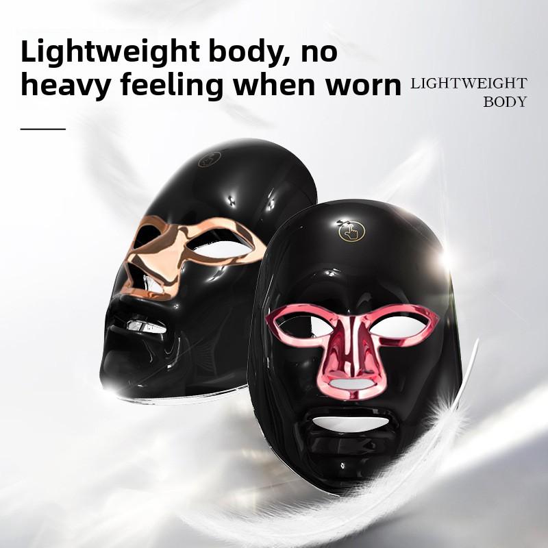 Charging Manual Touch Led Beauty Mask Colorful Photon Skin Rejuvenation Beauty Instrument Facial Mask Instrument
