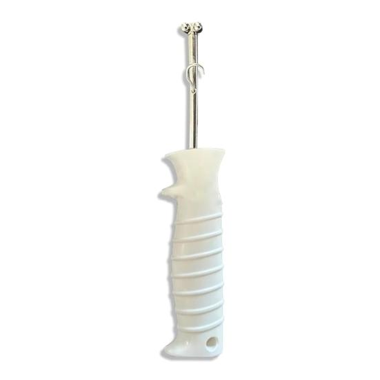 1/2Pcs Quick Release Fishhook Extractor with Protective Sleeve Safe Deep Throat Design Fish Hook Remover Tools