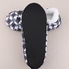 Pantuflas de Rayas Acogedoras con Lazo para Mujer