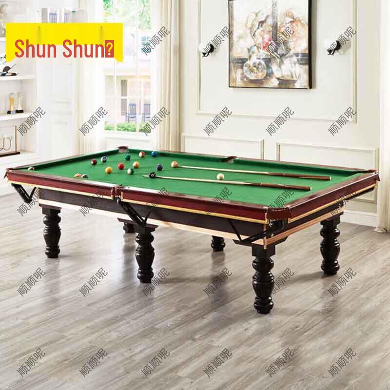 Shunshunni Luxury 9-Foot Standard Black 8 Pool Table