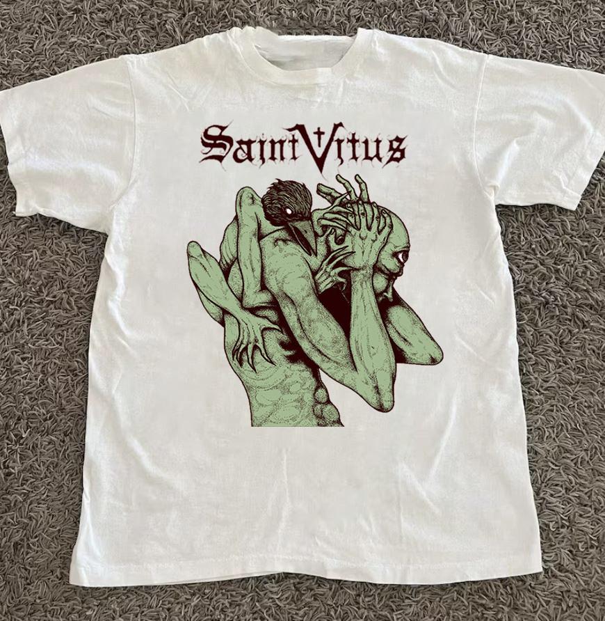 Saint Vitus Born Too Late Live Unisex T-Shirt All Size S-5XL Unisex T-Shirt XL