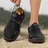 Fashion 2024 Handmade Leather Men Shoes Summer New Large Size Men's Sandals Men Sandals Fashion Sandals Slippers Big Size 38-48