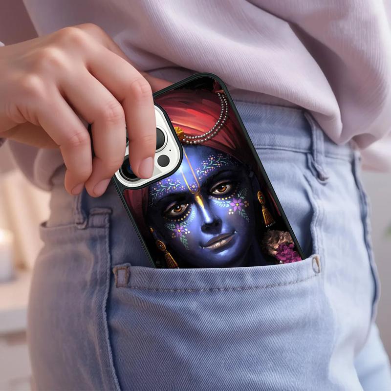 

Indian God Lord Krishna Phone Case For iPhone 17 Air 15 16e 14 13 Pro Max Coque 12 11 Pro Max PLUS cover iPhone 17pro
