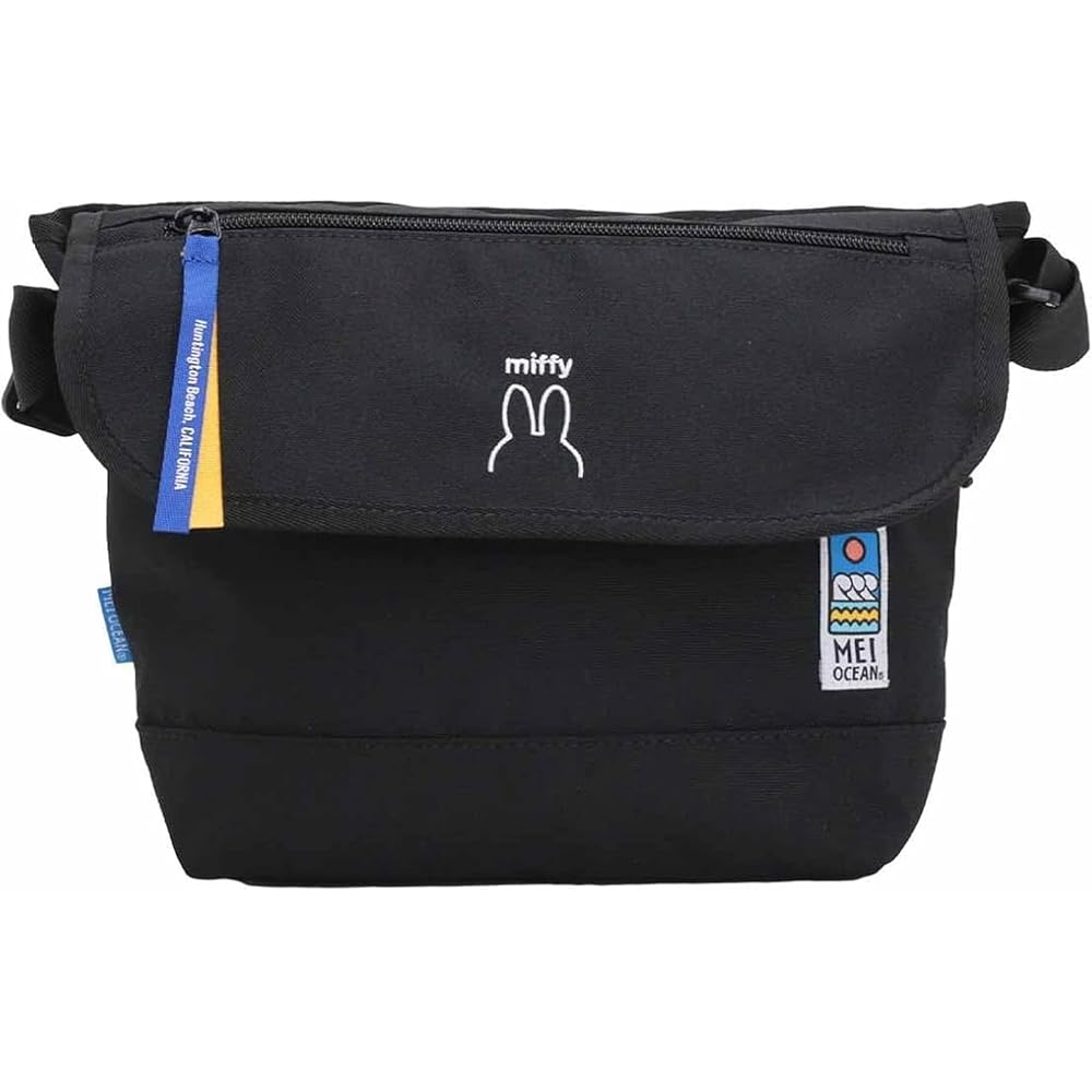 Mei Ocean Miffy Collaboration Shoulder Bag Casual Crossbody Black 62061