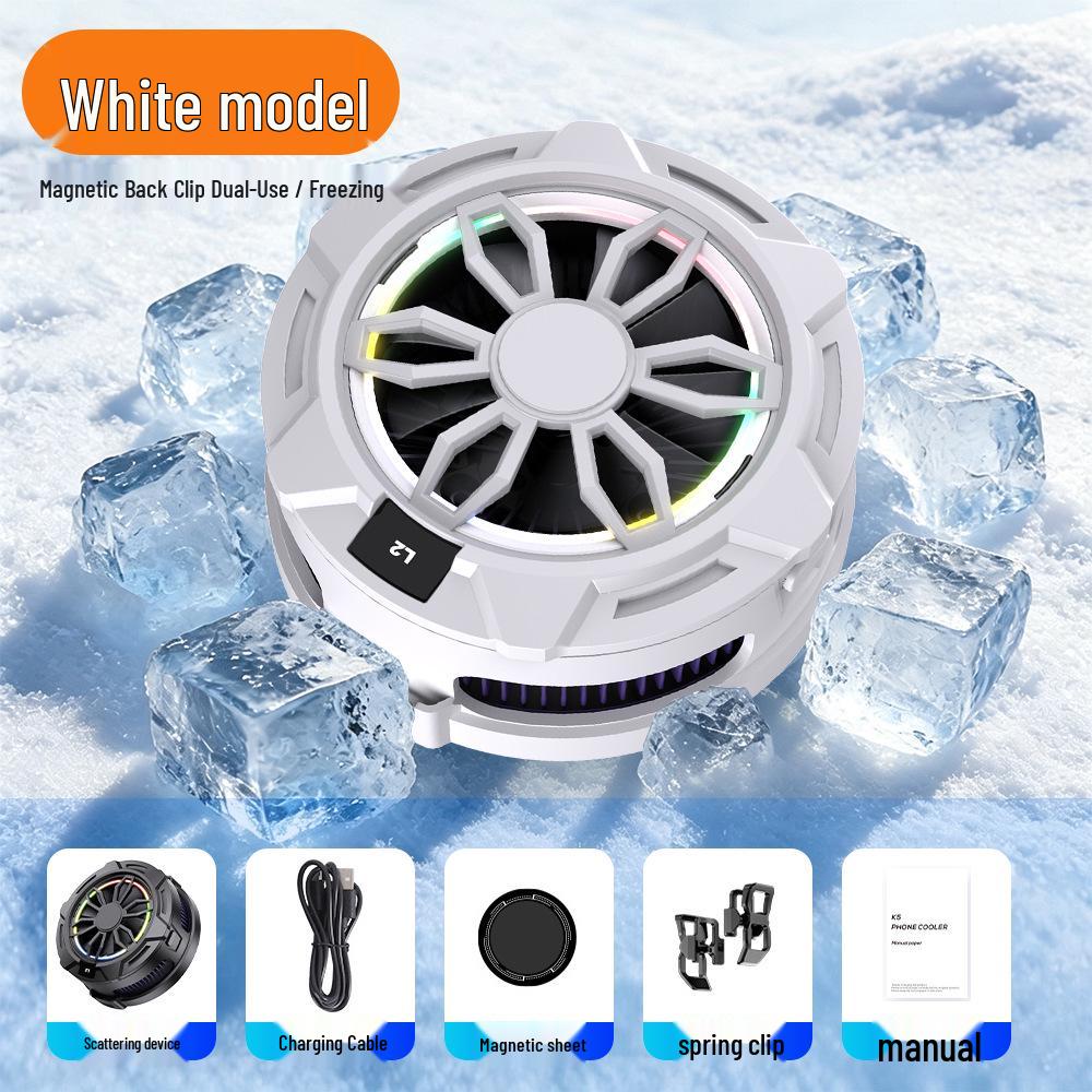 GL18 Phone Cooler with AI Temperature Control, Magnetic Back Clip, Digital Display, and Adjustable Settings