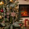 10 Pcs Acrylic Crystal Hanging Set with Strings Hanging Clear Acrylic Crystal Pendants for Xmas Tree Home Party Supplies