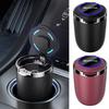 CRX1 Car LED Ashtray Alloy Garbage Cup Auto Ashtray Flame Retardant Cigarette Holder Box For Mercedes Benz Amg GLC GLE W205 W213 W166