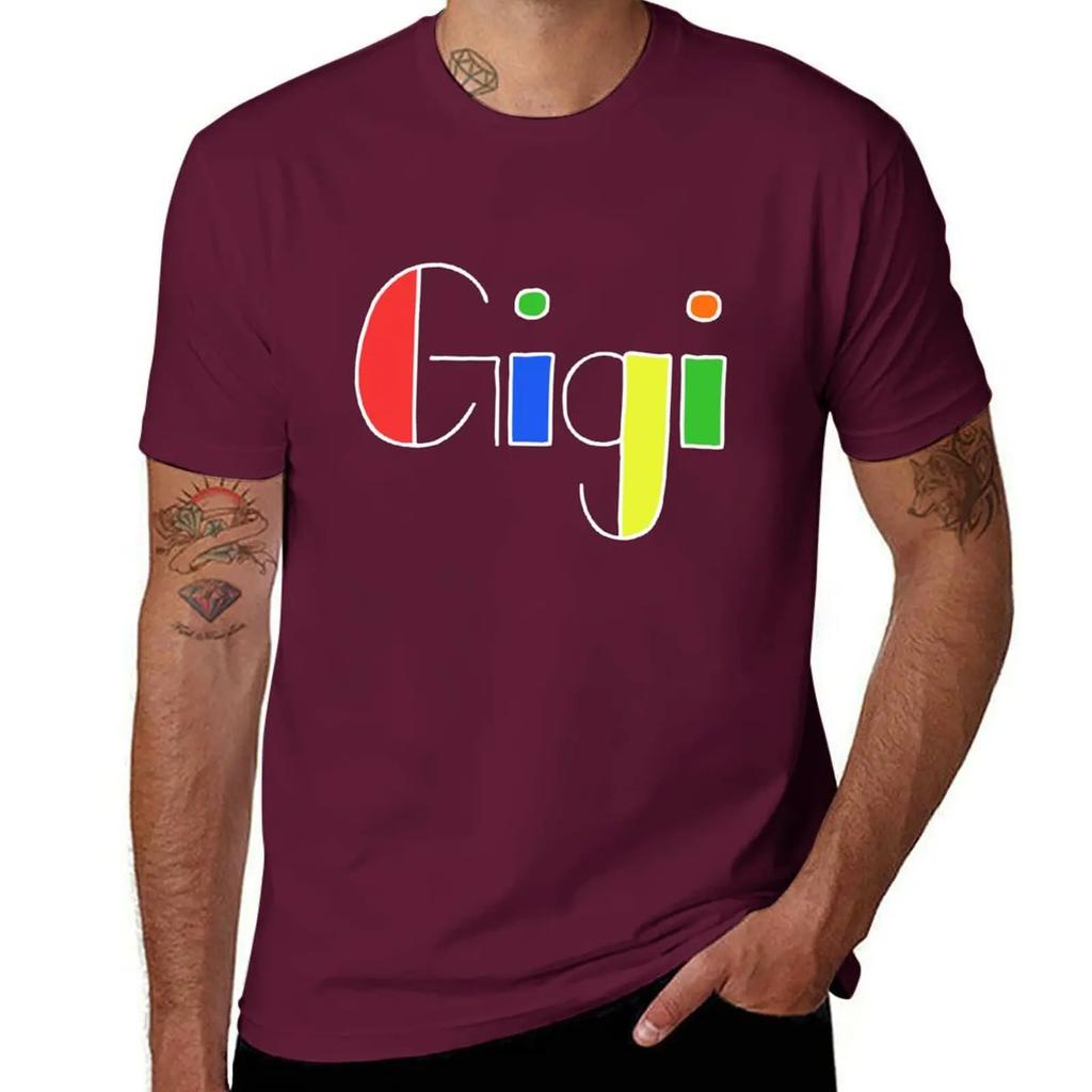 Gigi T-Shirt customizeds custom t shirt sports fans cotton graphic tees T-shirt men