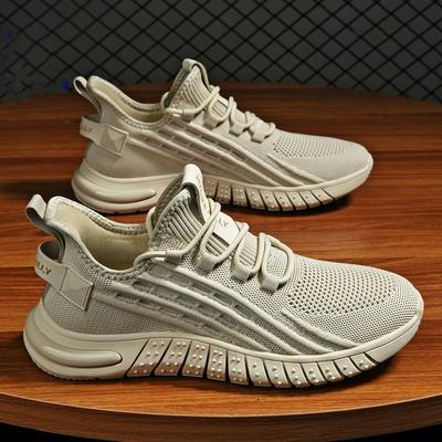 Zapatos de hombre verano nuevos transpirables de malla tendencia hombre versátiles tejidos fly zapatos deportivos casuales zapatillas para correr