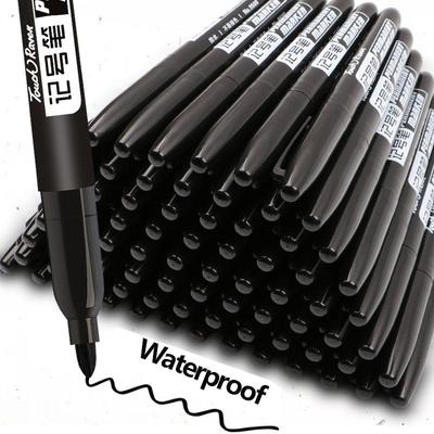 6 SZT. Pisak Permanentny Markery do Rysowania Manga Czarny Niebieski Czerwony Wodoodporny Tusz Pisaki do Szkicowania Artykuły Biurowe Szkolne Artykuły Plastyczne