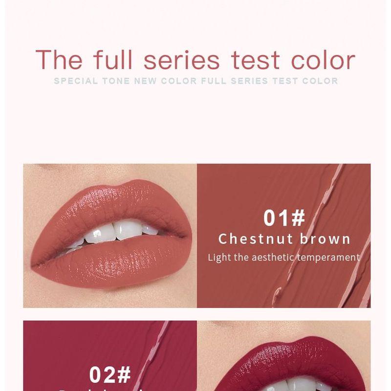 Pudaier - Pearlescent Mirror Liquid Lip Gloss - 8 Colors