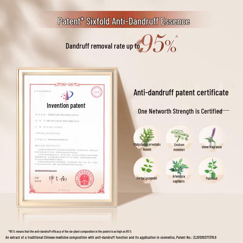 Ziyuan Tea Seed Oil Control Anti-Dandruff Shampoo