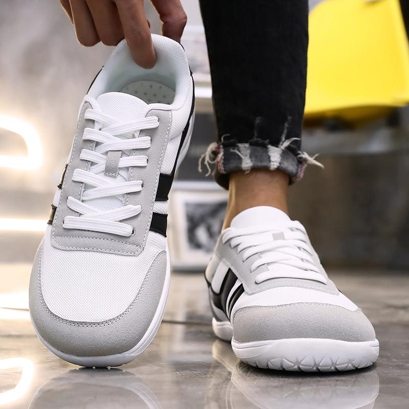 Fashion Tenis De Hombre Wide Toe Box Barefoot Shoes Minimalist Breathable Comfortable Outdoor Walking Shoe Sports Casual Blue Shoes 2025