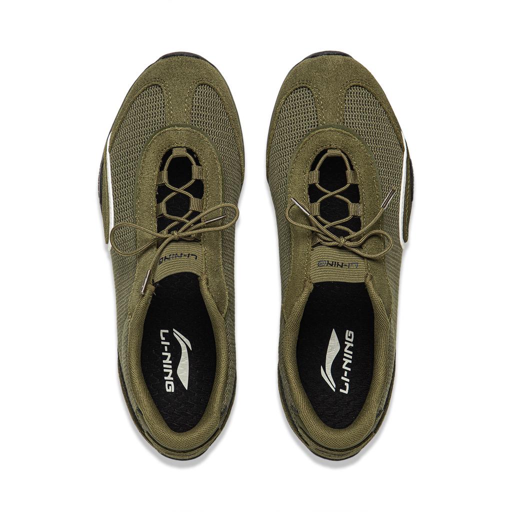 Li Ning Film Cortez Breeze Slip Resistant, Abrasion Resistant, Lightweight Low Top German Army Trainers Women's AGCW214-3
