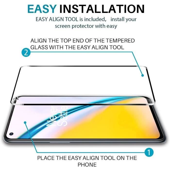 Film de Protection - One Plus - Nord 2 5G - Lot de 2 - Verre Trempé - Anti Rayure - 0.3 mm
